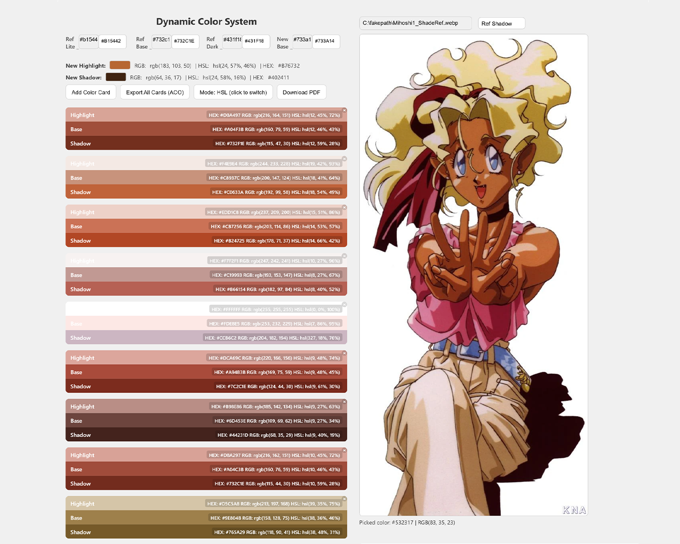 Dynamic Color System project preview
