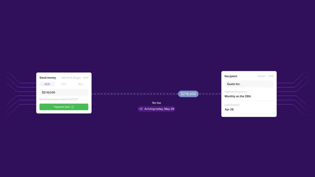 Animated connection between Crescent interface components